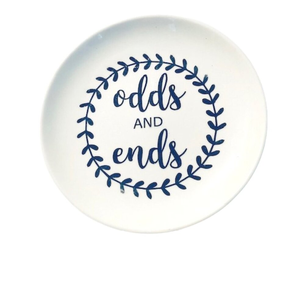Odds & Ends Round Ceramic Trinket Dish